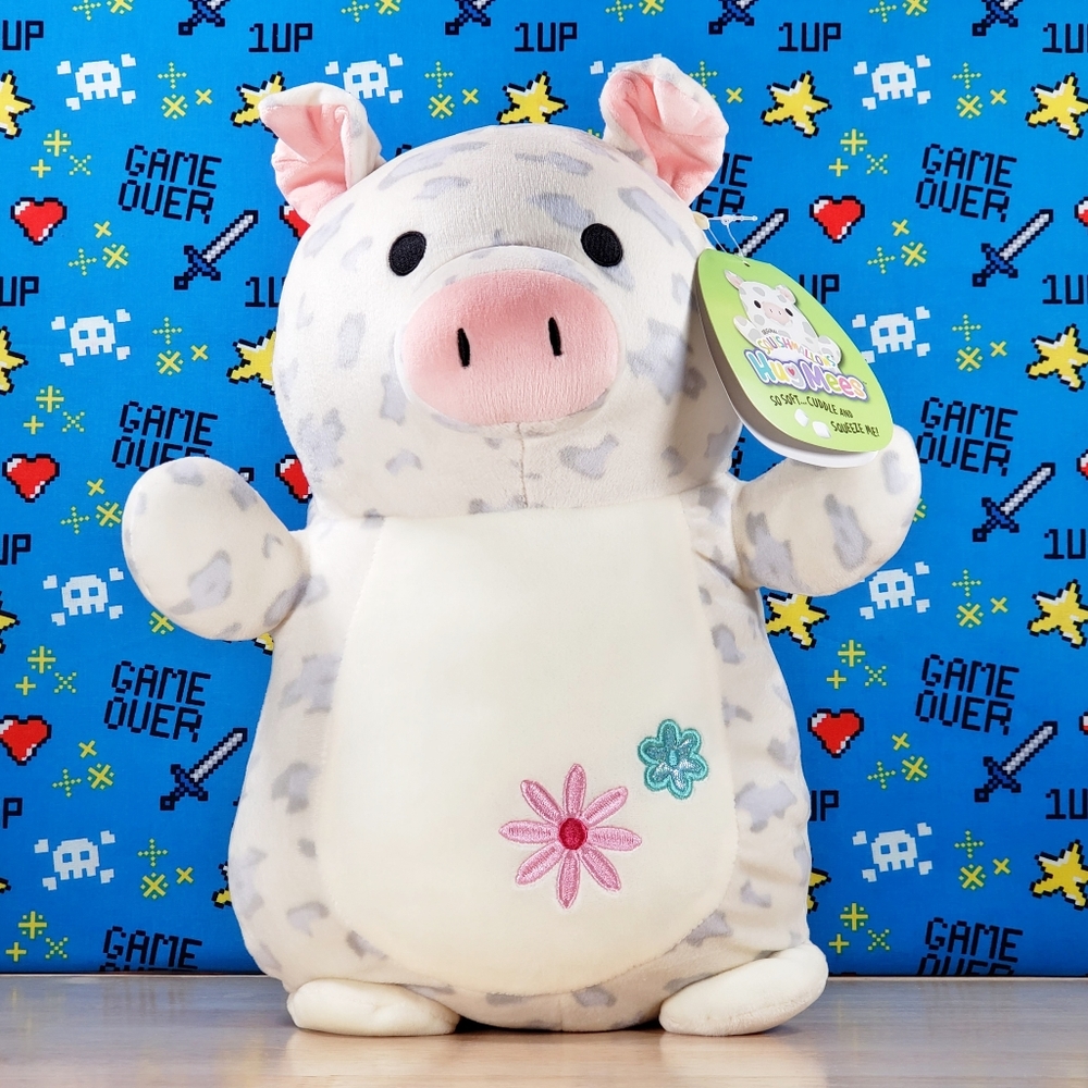 Squishmallow Reese the Spotted Pig 14" UltraSoft Stuffed Easter Plush NWT